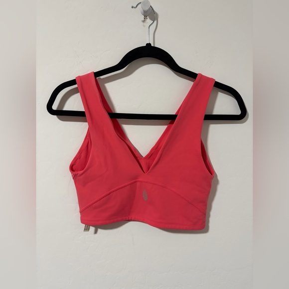New FP Movement Never Better Crop V-Neck Tank in coral - Womens - Picture 7 of 9